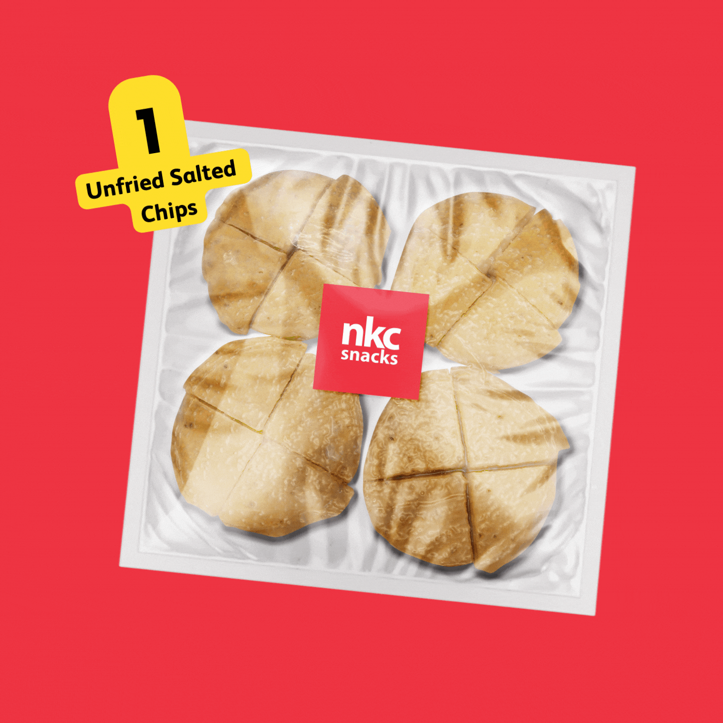 Unfried Salted Chips 1kg