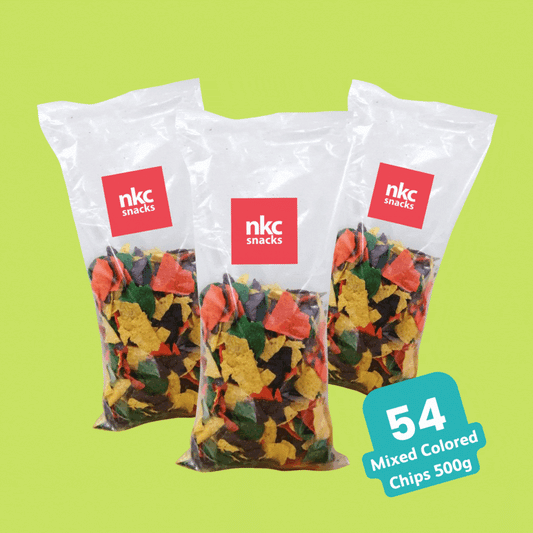 Mixed Colored Chips 500g (54 Packs)